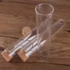 150ml Test Tubes with Cork Stopper 20cm Lenght Glass Tubes Lab Glassware Spice Jars Storage Jars for Craft DIY 6