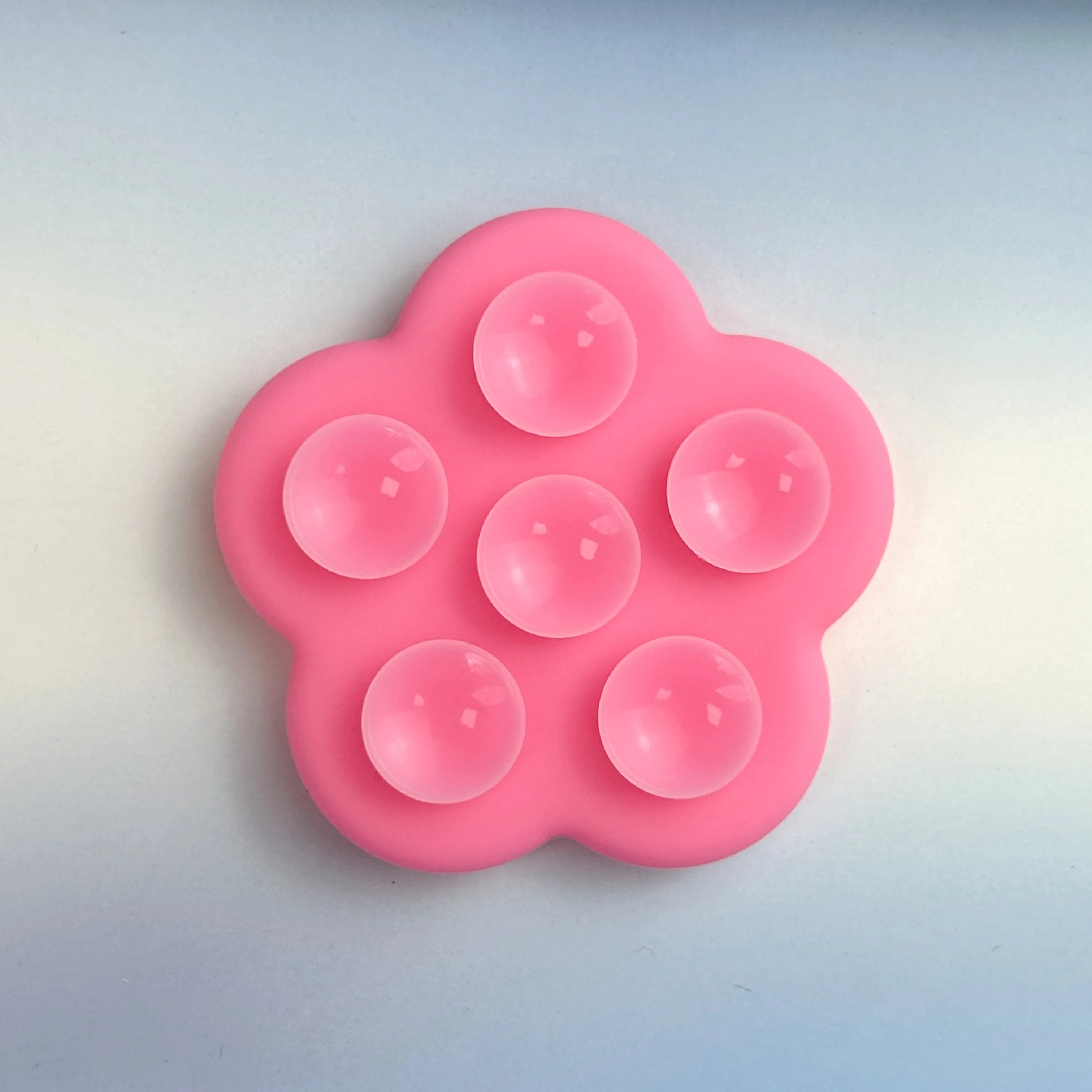 Silicone Flower Suction Cup Phone Grip and Stand Combo