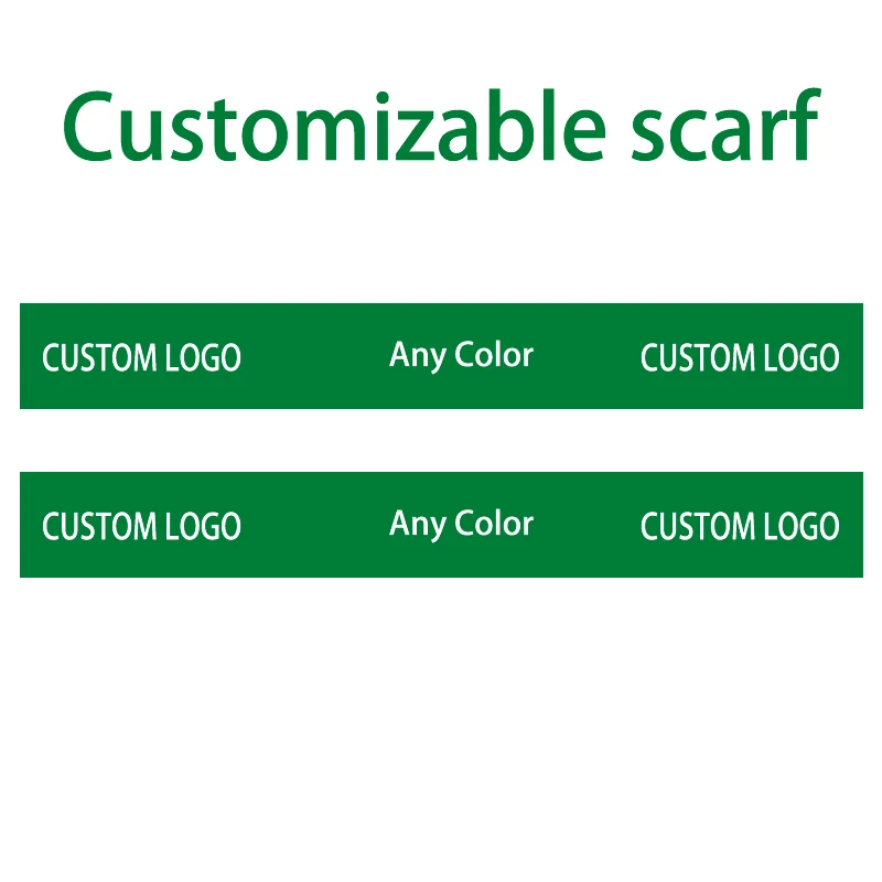 15X135cm holiday party sports patriotic polyester scarves