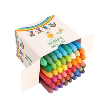 Mintura,48 Set Penna cancellabile a colori con gesso solubile in acqua senza polvere Insegnante di scuola Penna speciale per lavagna Studente di pittura per bambini 1