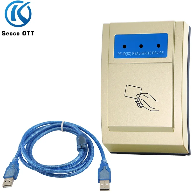 USB 인터페이스 드라이버 프리 액세스 제어 카드, 125KHz, 13.56MHz, 멤버 카드 스와이프 머신, 비접촉식 NFC 카드 리더 rfid