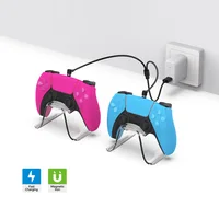 VR Magnetic Charging Cable For PS VR2 Controller Fast Charger Line 2 In 1 USB To Type C Elbow Cables for  PS5/PSVR2 Accessories - Image 2