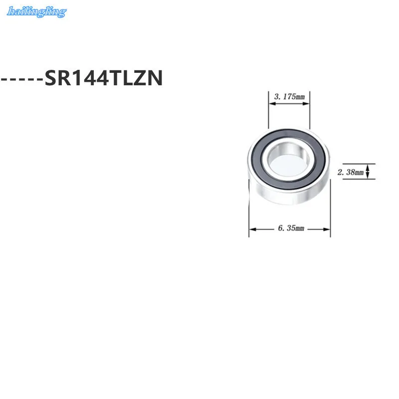 

10 PCS High Speed Handpiece Turbine Ceramic Dental Bearings SR144TLZN 3.175x6.35x2.38mm