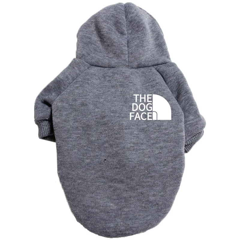 Autumn and Winter Small Chest Tag Dog Clothing Plushed Pet Clothing Large Dog Multi Color Hoodie Thickened Fadou Big Sweater pet clothes