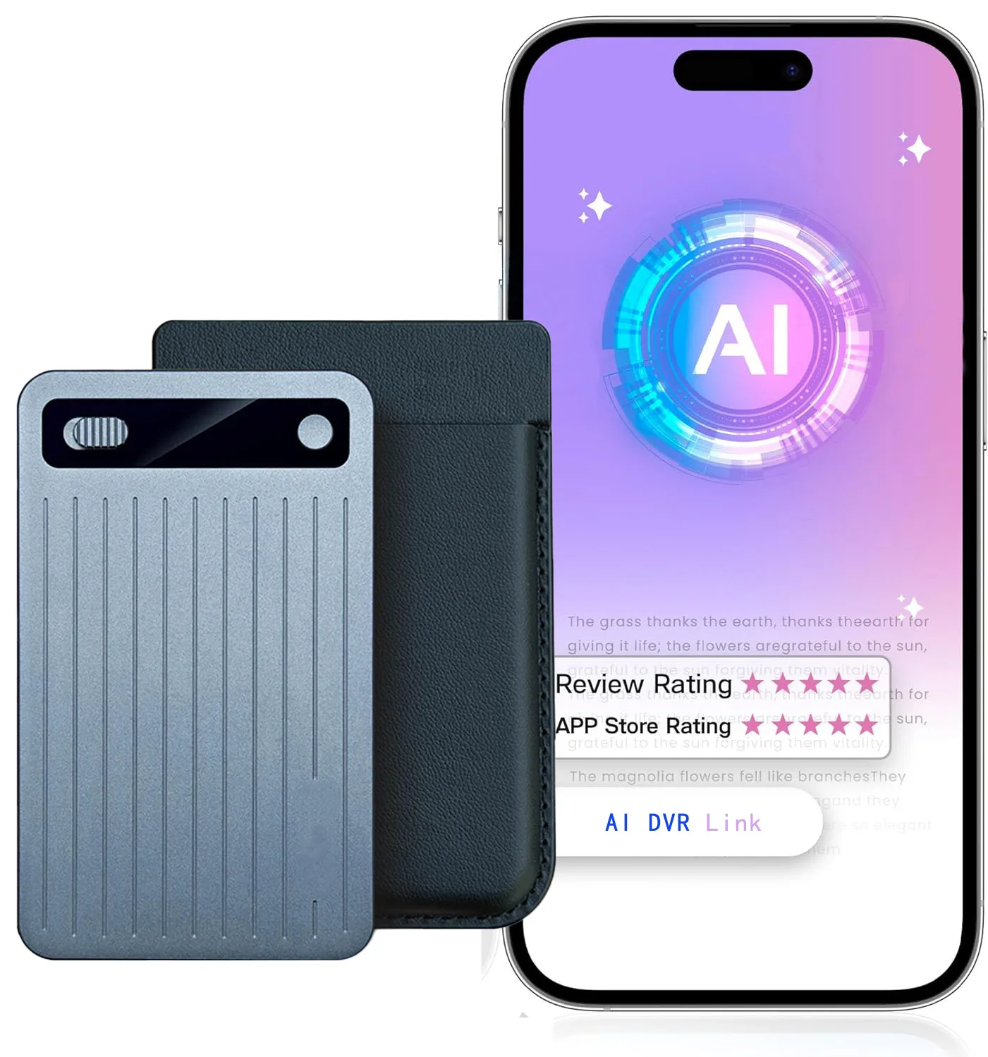 מקליט דו מצבי AI דק במיוחד, מקליט כרטיסי AI Chatgpt, מקליט דיבור טקסט, מקליט כנסים, מפת מוח מתאים ללמידה ועבודה