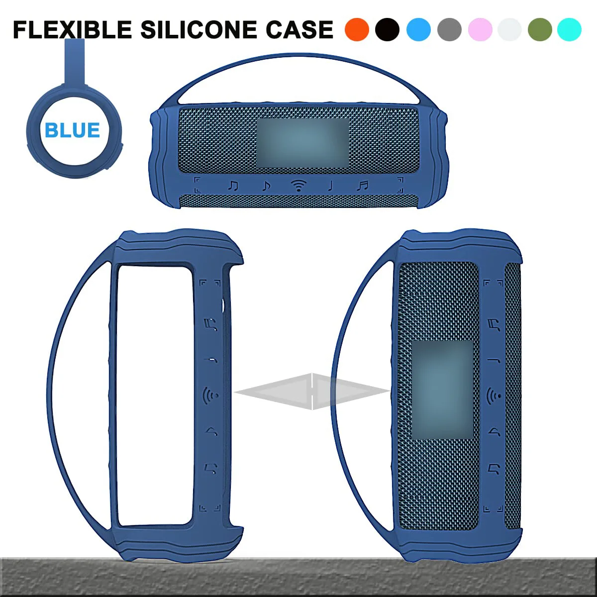 Silicone Protective Cover for Portable Bluetooth Speaker