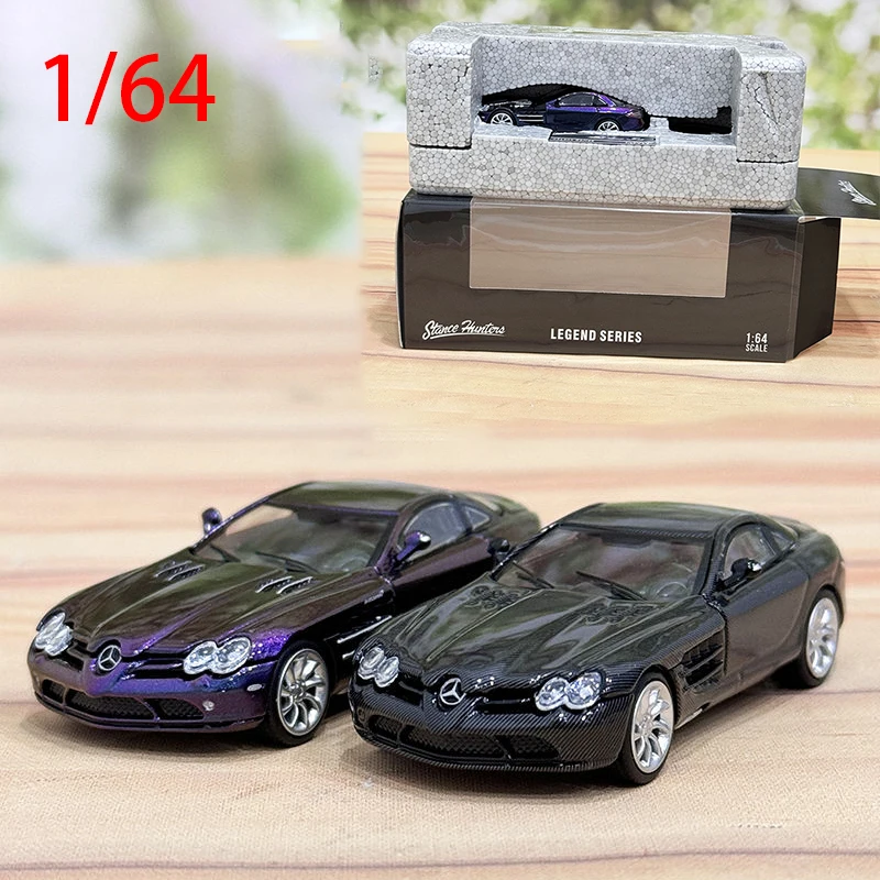 Diecast 1/64 Scale Mercedes SLR McLaren Alloy Car Model Benz