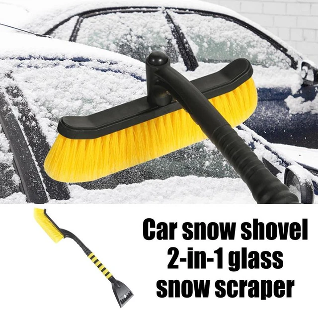 New Car Snow Scraper 360° Rotary Snow Brush Window Deicing Shovel Snow C