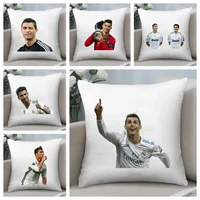 Cool Cushion Cover 45X45 CR7 Cristiano Ronaldo Pillows Sofa Cushions Home Fall Decor Pillowcase Boys Kids Gift Soccer Super Star 1
