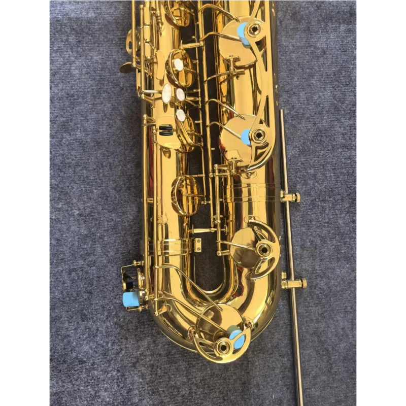 Three 16-Hole Silver-Plated Flutes, One Upper Bass Silver-Plated Tube Body, Saxophone