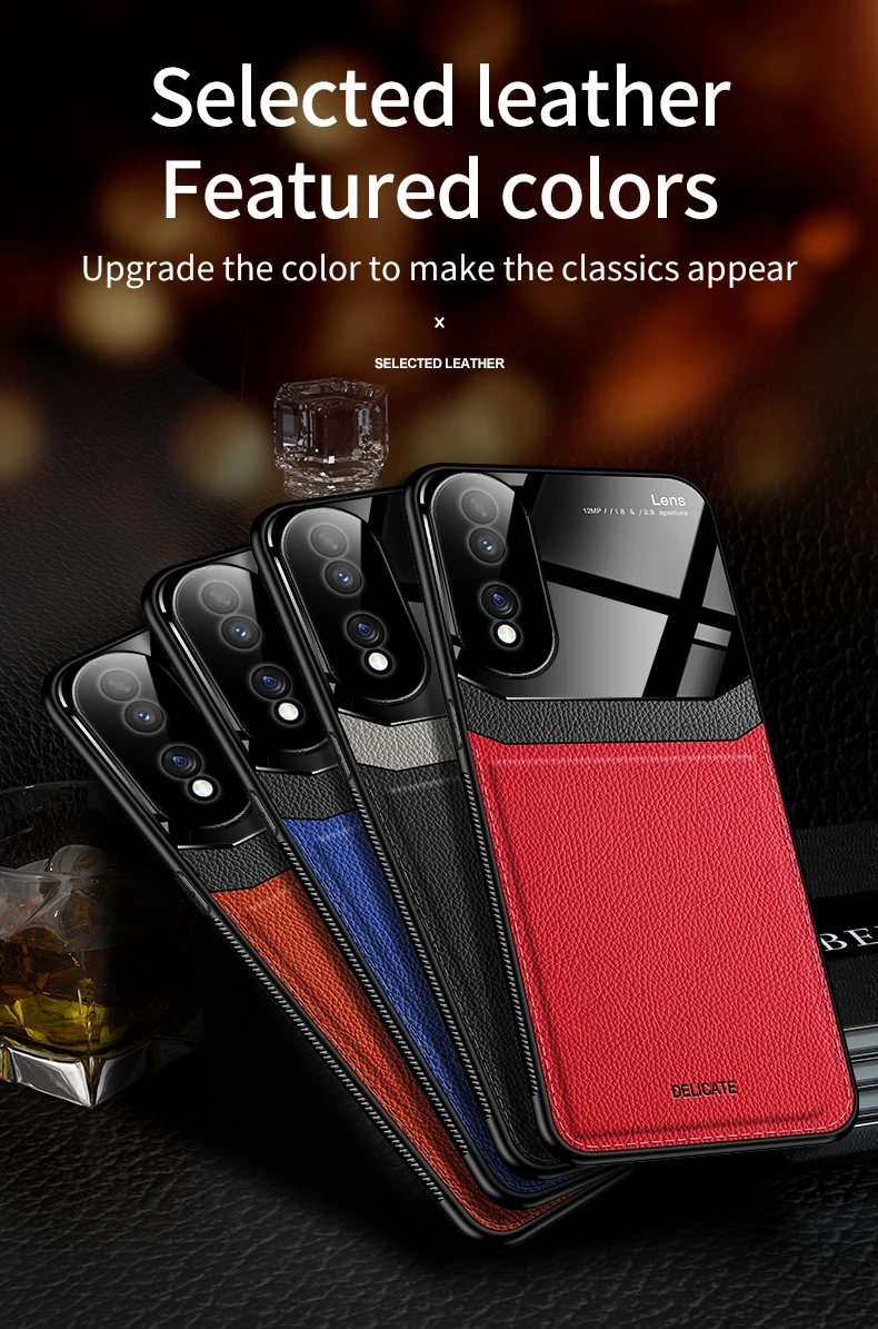 Coque Honor 70 Pro DECLAREYAO fine en silicone rigide en plexiglas souple pour Huawei Honor 60 50 30 S SE 20 10 Coque en cuir _voghion.com
