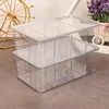 Tea Bag Storage Box Office Multifunctional Storage Box with Lid Acrylic Organizer Coffee Bag Compartment Box 5
