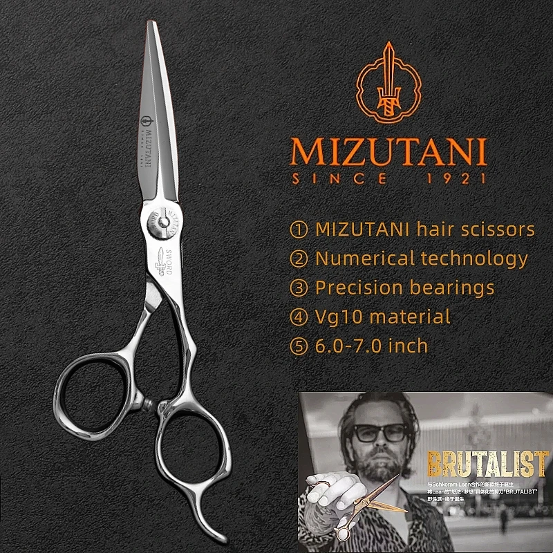 

MIZUTANI barber scissors 6.0 inch scissors VG10 material hair thinning scissors professional hairdressing scissors tool kit