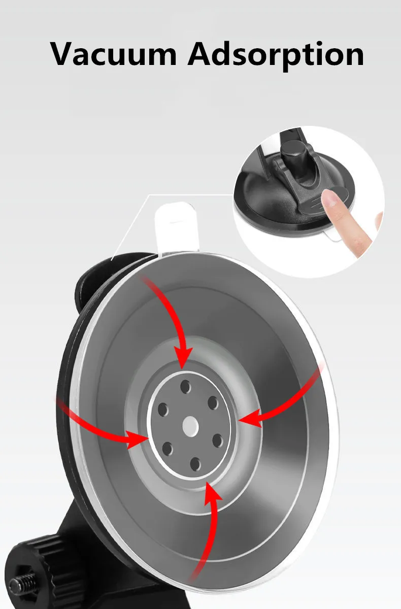 Dreieckige Saugnapf-Stativhalterung für Insta360 X5 X4 X3 GoPro Hero 13 12 11 10 9 DJI Osmo Action 5 4 Smartphone-Zubehör – Detail 3