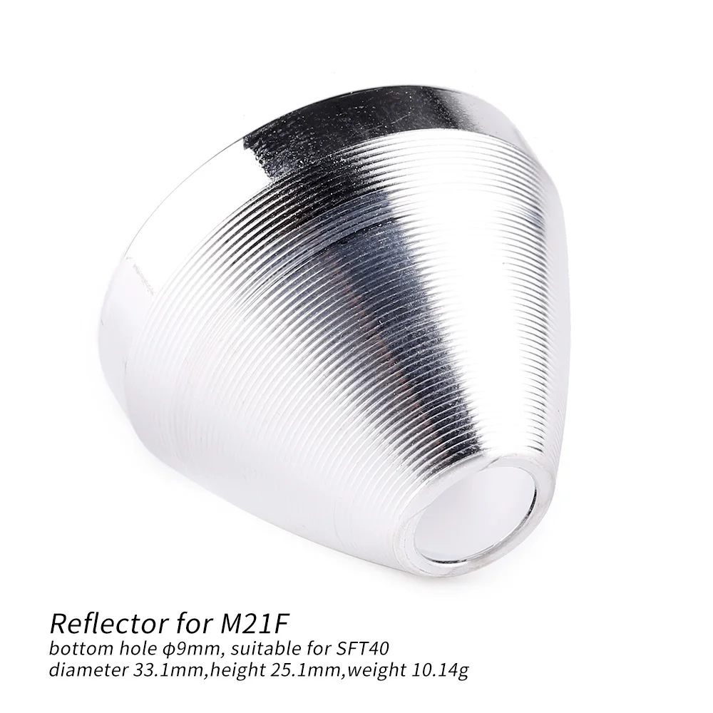 Convoy Flashlight Orange Peel Smooth Reflector for M21F Torch