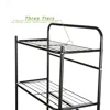 Over The Toilet Storage Rack, Bathroom Organizer, Bathroom Shelves, Metal, 23.5" L x 10.25" W x 70.5" H, Black 5