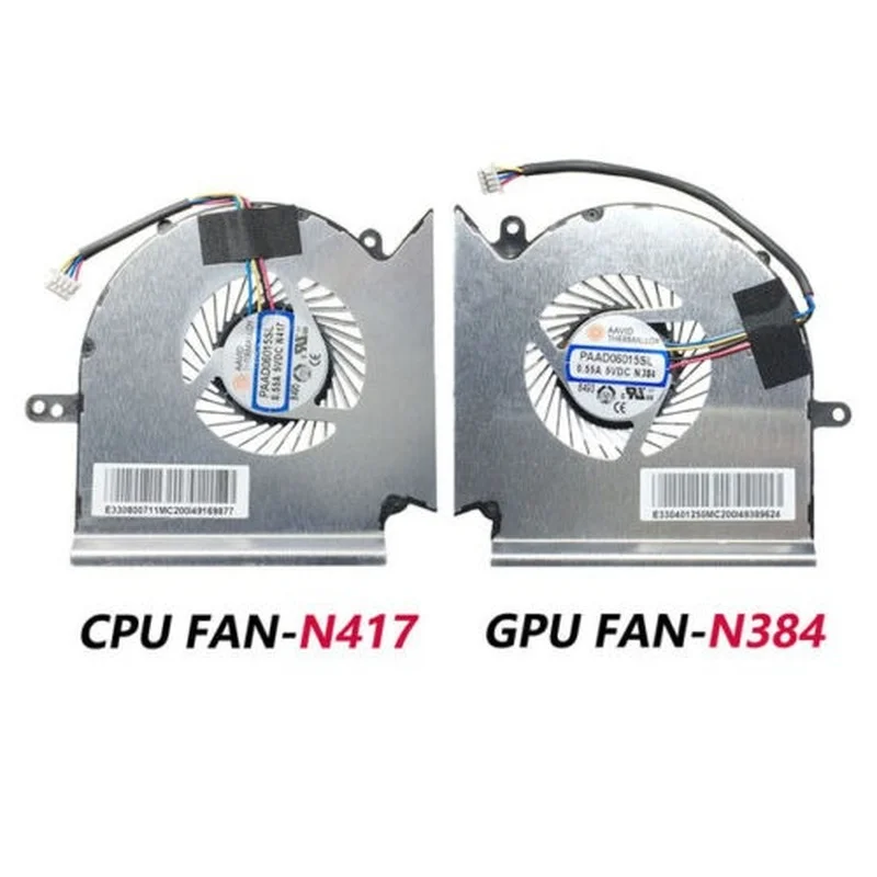 Laptop GPU CPU Cooler Fan Para MSI MS 16P7 GL63 GE63 GP63 GV63 GL73