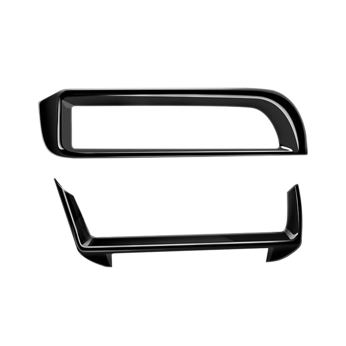

Car Bright Black Car Console Air Conditioning Outlet Frame Cover Trim for Prius 60 Series 2020-2023