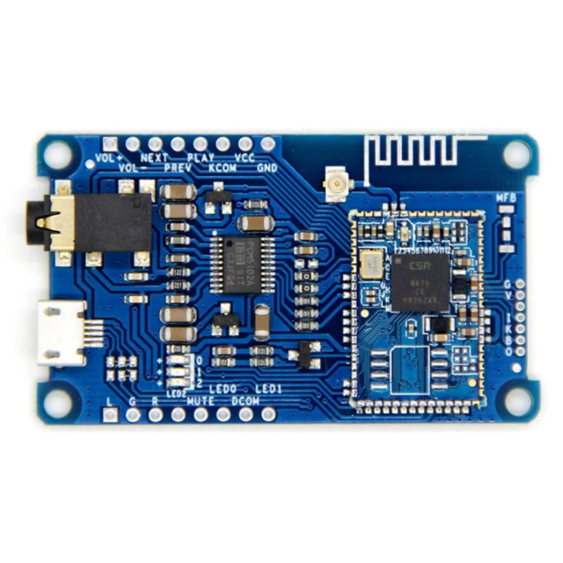 CSR8675 블루투스 V5.0 디코더 보드, PCM5102A 저전력 소비 지지대, APTX, APTX-LL, APTX-HD