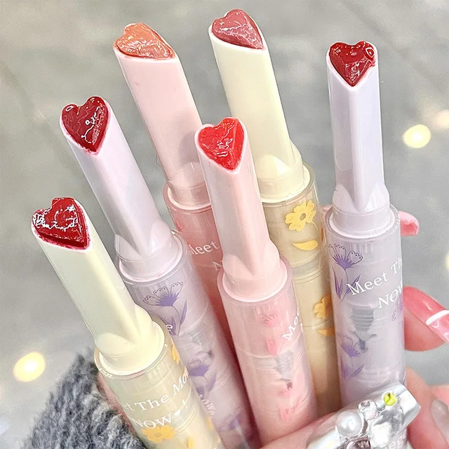 FLORTTE Jelly Lipstick Eyeshadow Set Floria First Kiss Love Series Lip