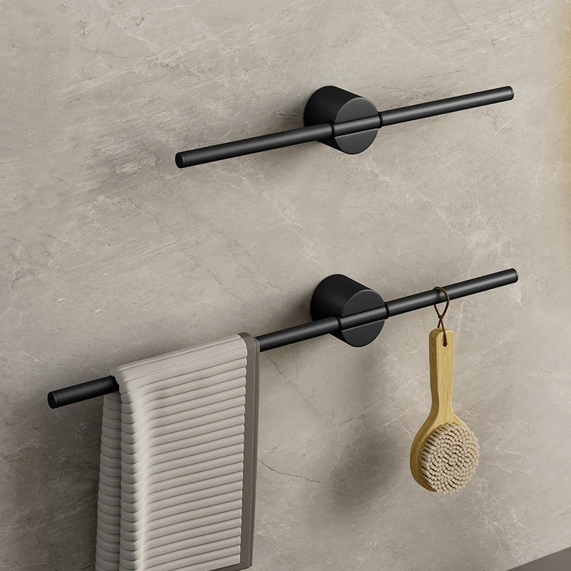 Bathroom Accessories Wall Mounted Towel Rack Shower Room Holder 40-50CM Bar towel rack towel holder
