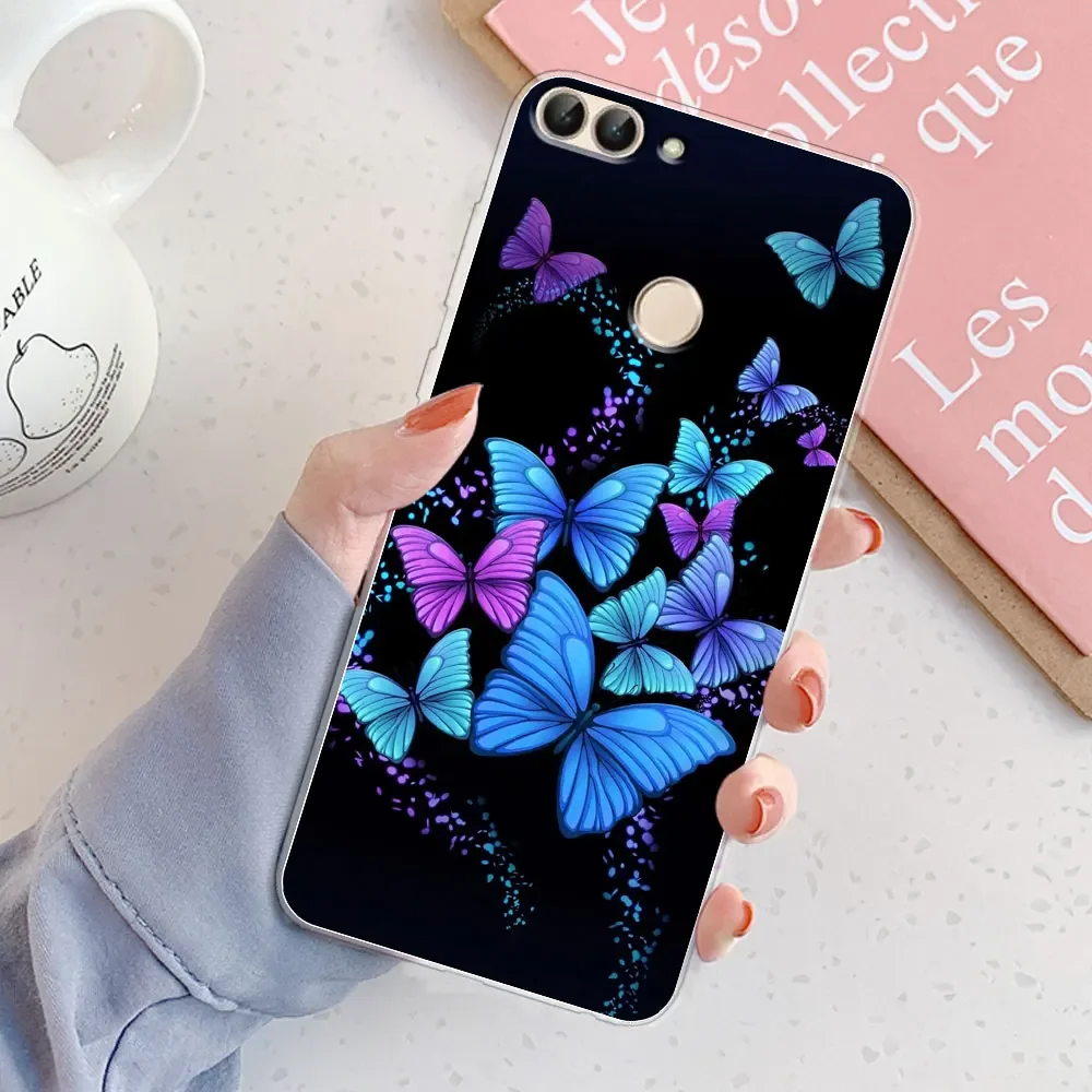 Chic Girl Marble Silicone Clear Phone Case with Bumper Coque