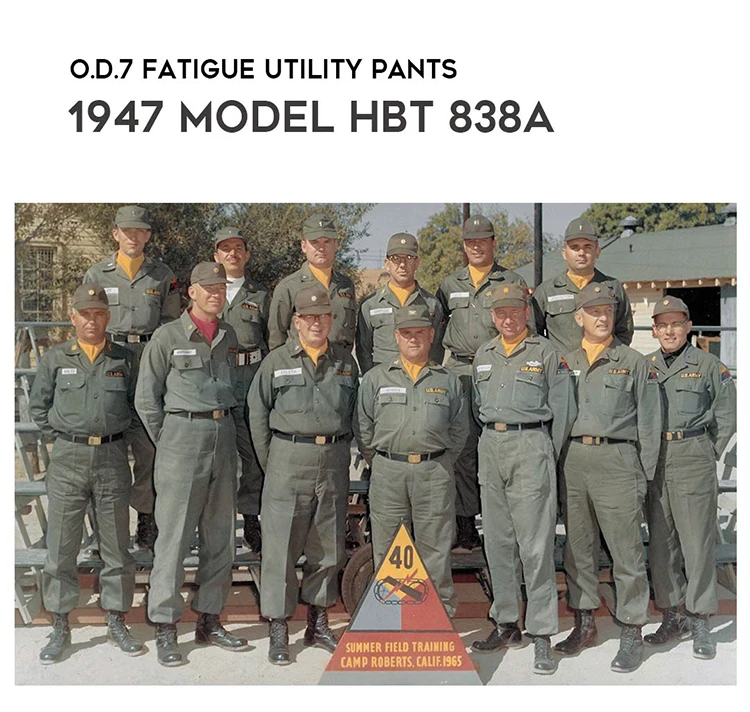 パンツ military utilitypants 40s Bronson OD7 Fatigue Utility Pants 1947 Model HBT 838A