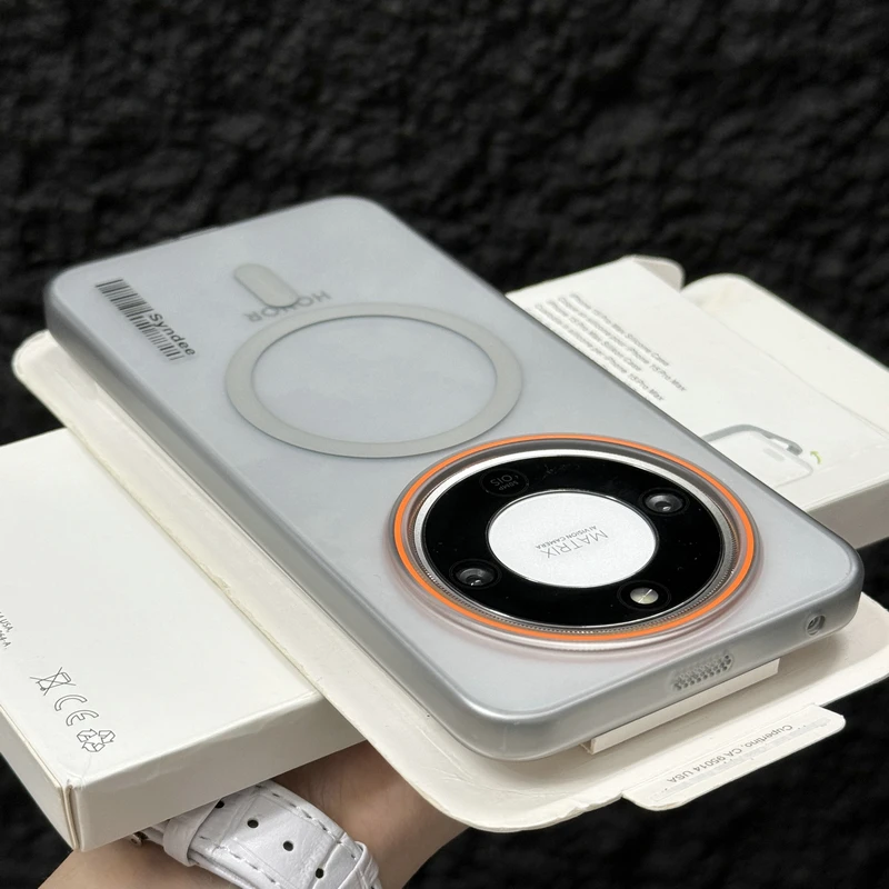 Enhanced Translucent Shockproof Case with Matte Finish