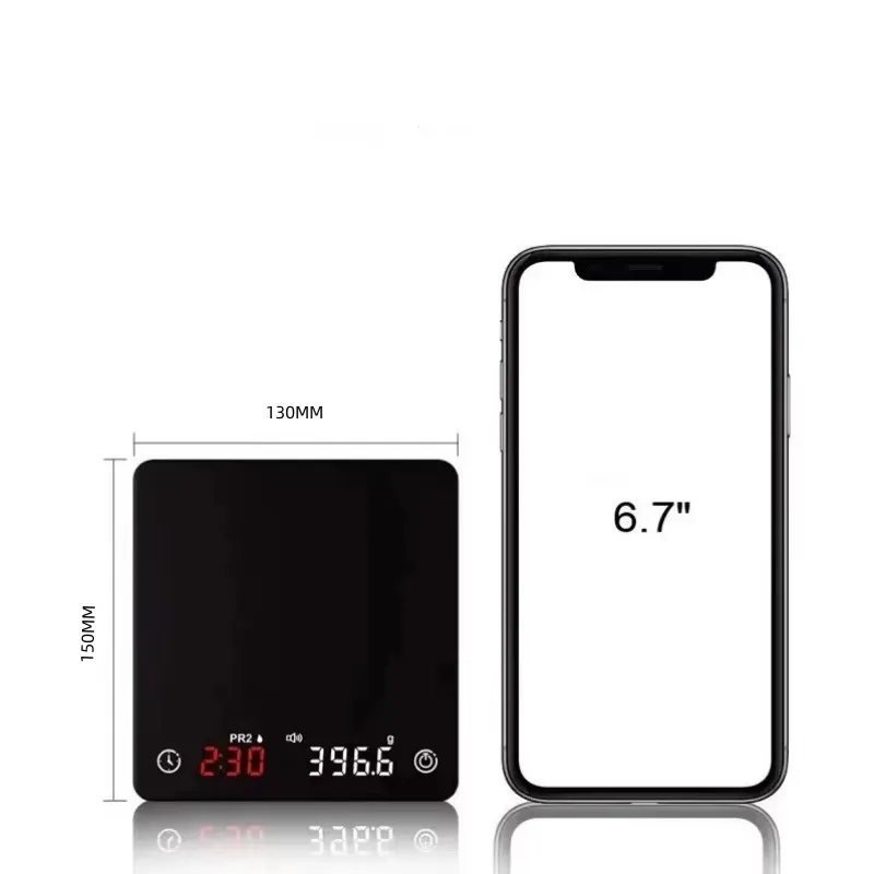 Digital Espresso Coffee Scale Mini Smart Drip with Auto Timer USB Precision Electronic Kitchen Home Barista Accessories Gift
