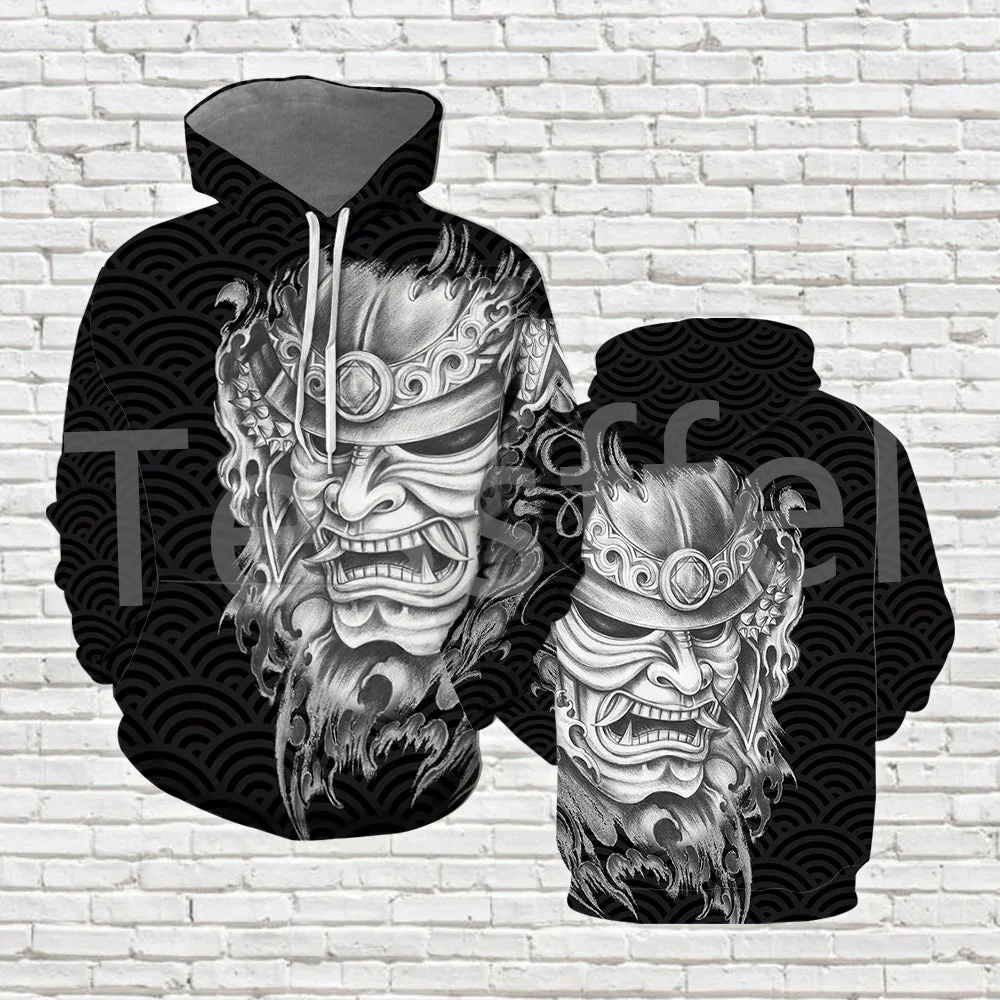 

Japanese Samurai Tattoo Spirits Legend Ghosts Retro Harajuku 3DPrint Men/Women Tracksuit Streetwear Casual Funny Zip Hoodies Q7
