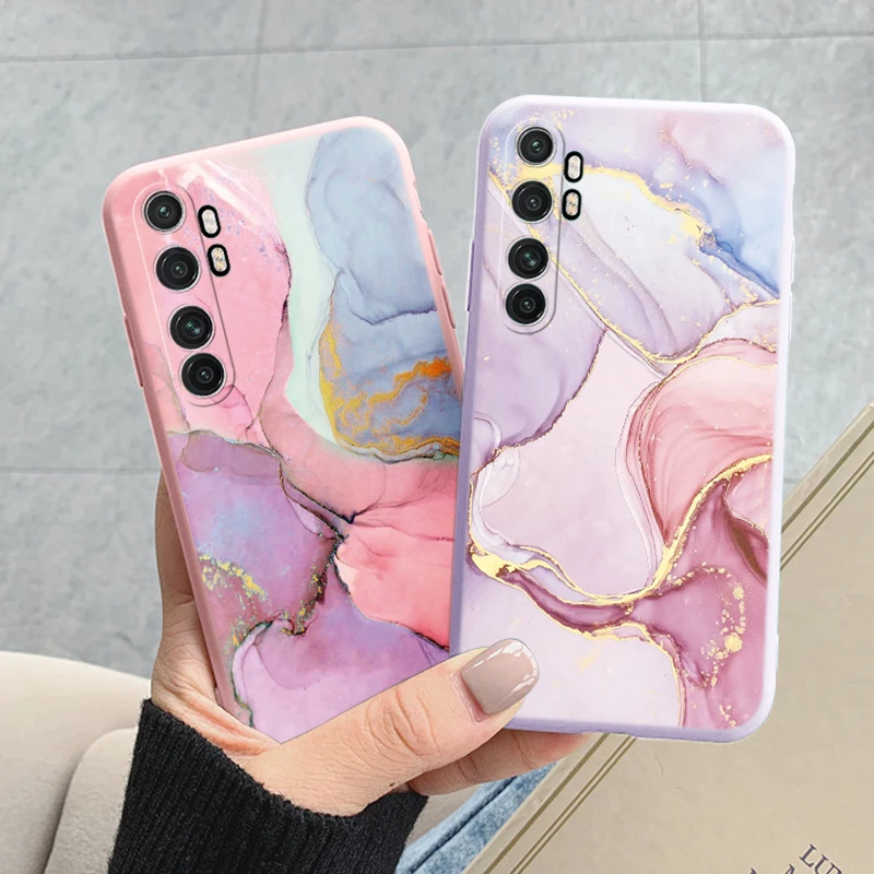 Marble Stone Texture TPU Silicone Protective Back Cover Case