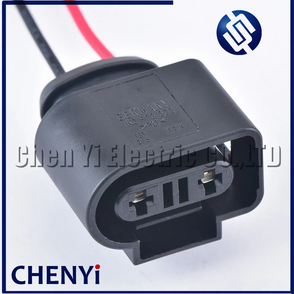 HOPUT 2pcs PT2386 Coolant Temp Sensor & Headlight Connector Pigtail Harness - Multi-Vehicle Fit
