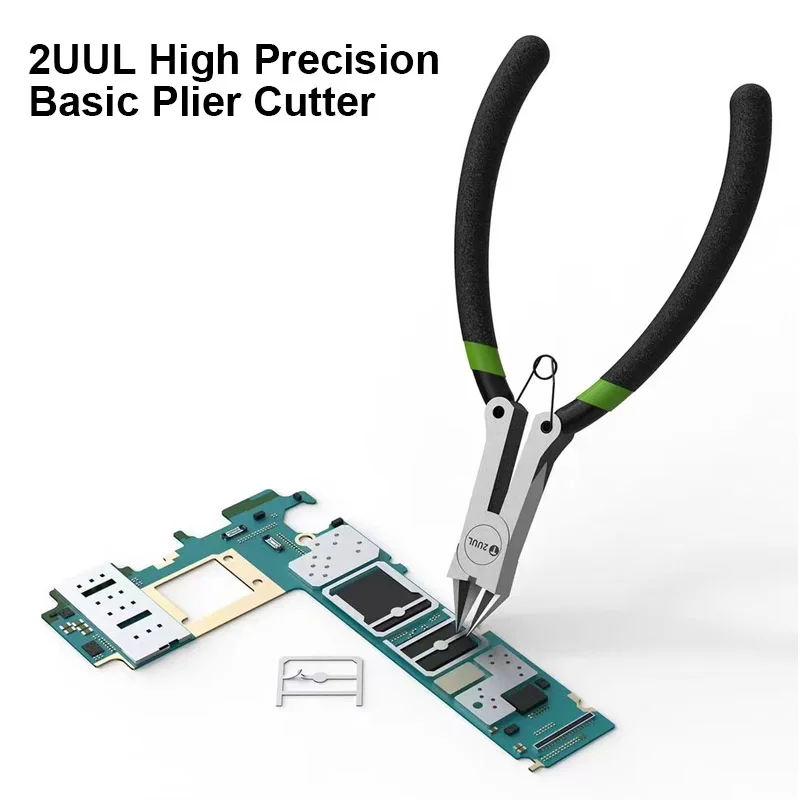 

2UUL Basic Cutting Plier for Mobile Phone High Precision Shield Cover Middle Frame Motherboard Repair Scissors Nippers