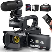 4K Professional Video Camera for Photography 18X Digital Zoom Night Vision Vlogging Camera 64MP WiFi Livestream Webcam Camcorder