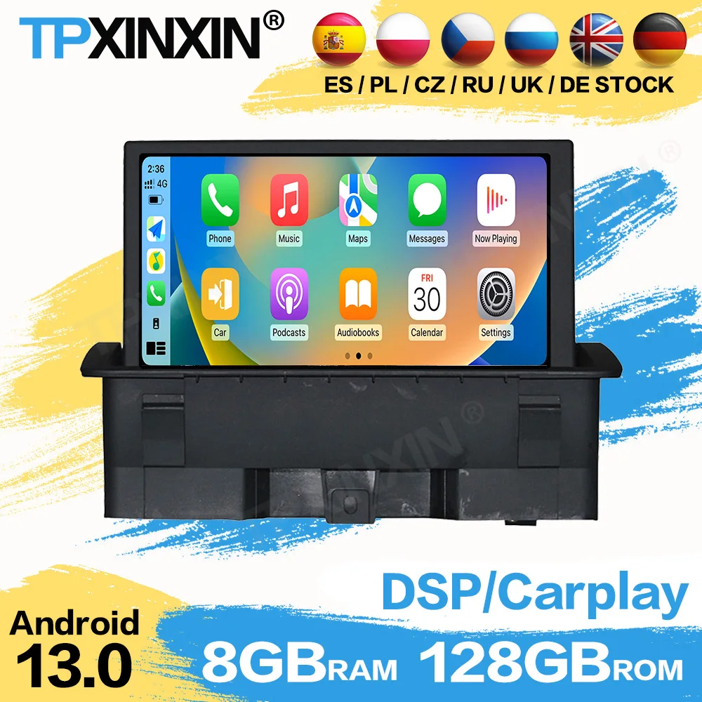 Autoradio Con Sistema Intelligente Con Schermo Android Per Audi A1 2011 2012 2013 2014 2015 Unità Principale Stereo Stereo Stereo Di Navigazione Gps