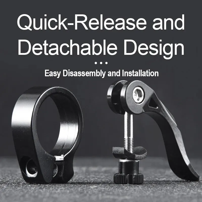 Bike Seatpost Clamp BOLANY Bicycle Seatpost Clamp 31.8/34.9mm Aluminum Alloy Seat For MTB Road Bike Accessories