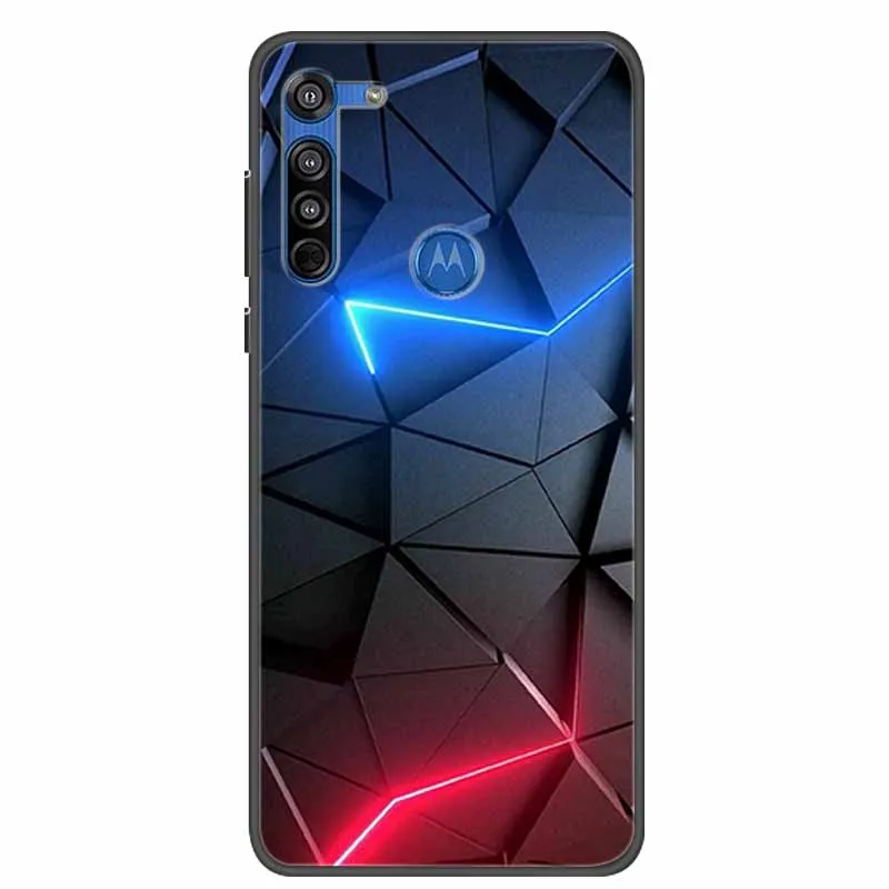 Slim Fashion TPU Silicone Protective Back Case for Motorola Moto G8 Power