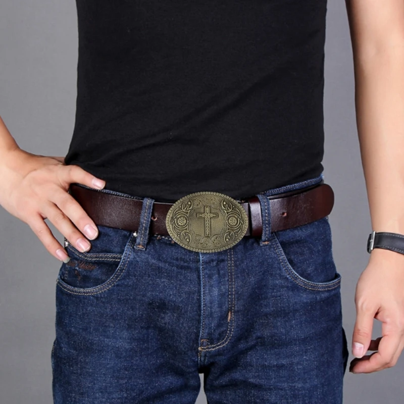 Vintage Multiple Type Relief Belt Buckle for Adult Waist Belt Unisex Drop Shipping