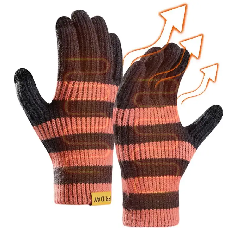 

Зимние трикотажные перчатки утолщенные детские мягкие велосипедные перчатки, удобные перчатки для горного велосипеда для тренировок, фитнеса, холодной погоды