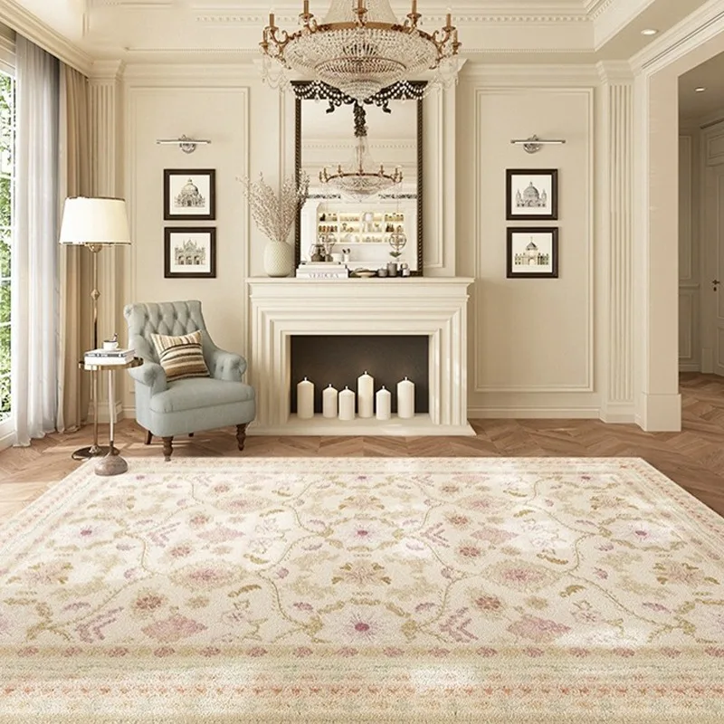 Fashion Simple Living Room Carpet Large Soft Bedroom Rugs Art Creative Floral Pattern Home Decoration Coffee Table Mats 러그 Ковер