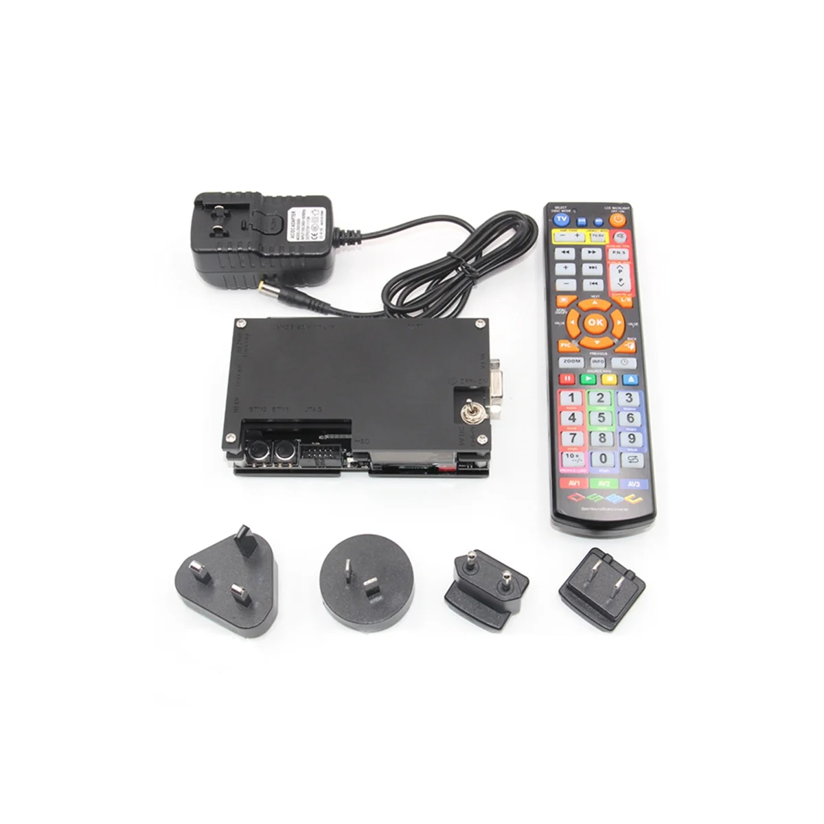 OSSC HDMI 호환 컨버터 오픈 소스 스캔 어댑터 키트, 레트로 게임 콘솔용 게임 케이블 포함, 미국 EU UK AU 플러그
