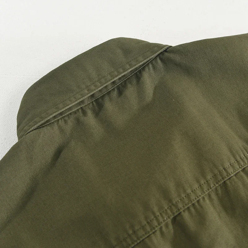 Casual Safari Style Outdoor Short Sleeve Shirt for Men 2023 Summer New Turn-down Collar Tops 100% Cotton Men's Clothing 6