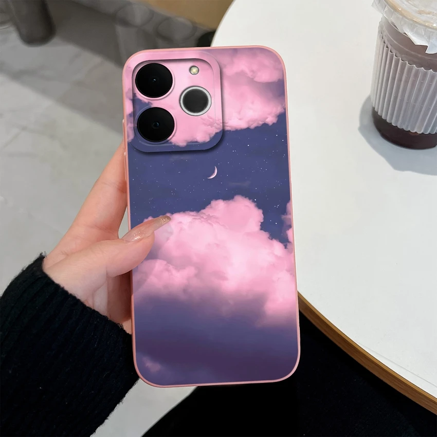 Beautiful Butterfly & Cloud Design Soft Silicone Durable Phone Case Cover