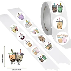 Cute Boba Milk Tea Stickers Set - Waterproof Bubble Tea Decals (500PCS - JJTZ - 166)