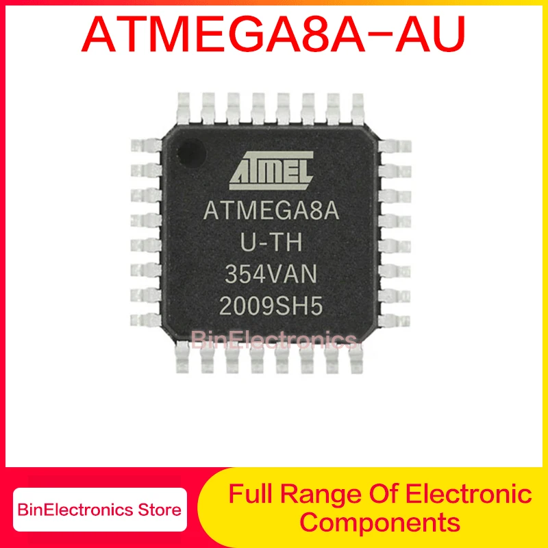 

5Pcs ATMEGA8A-AU ATMEGA8L-8AU ATMEGA8-16AU QFP32 New original ic chip microcontroller In stock