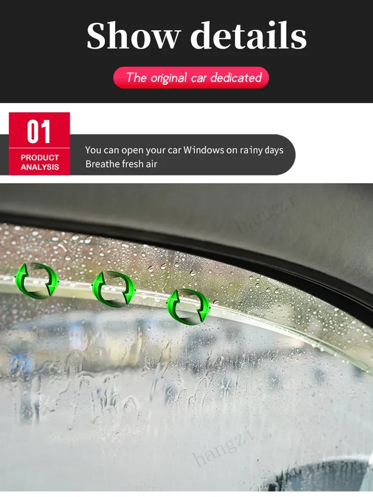 For AIWAYS U5 Window Rain Shield AIWAYS U5 Side Windows (Sun Visor and Canopy) Automotive Components