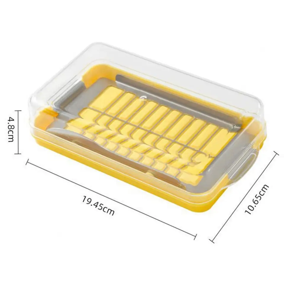 JIA Porte-fromage Boîte à Beurre En Plastique Boîte De Rangement à Fromage Compacte De Grande