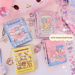Mini carnet de poche en PVC personnalisé à feuilles larges, Agenda Kawaii à motifs de dessin animé, petit carnet de voyage, planificateur 