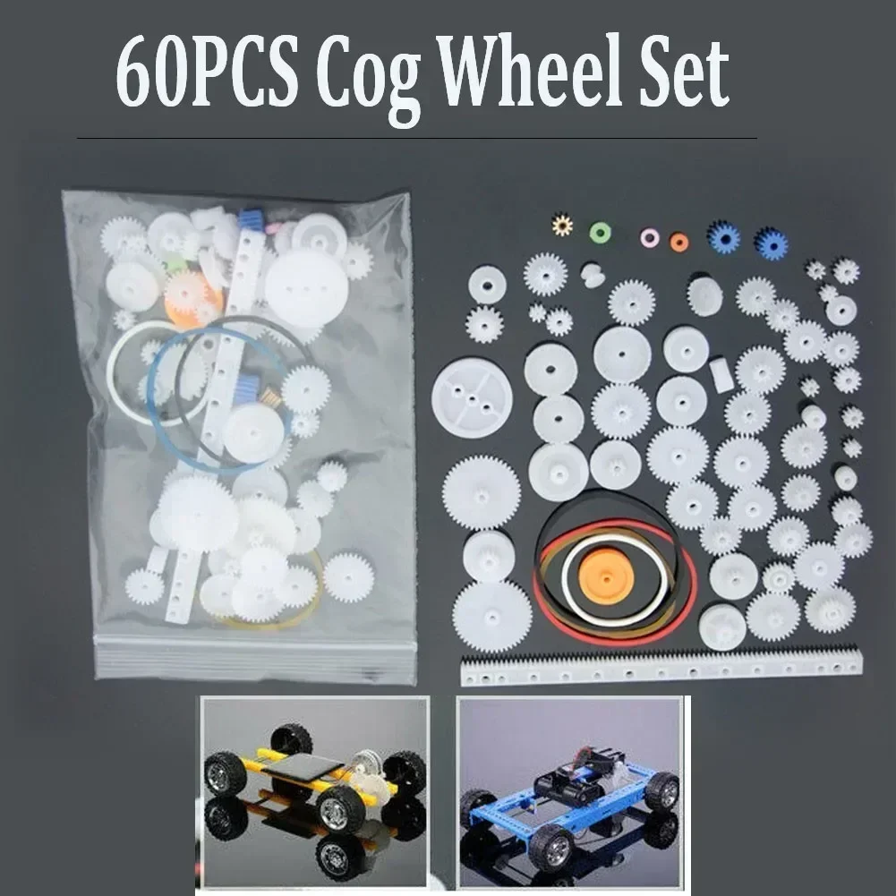 Innovative Intelligence Cog Wheel Gear Pulley Mechanical Model Motor Robot Plastic Toy 60 Kinds Children Gifts Durable Hot