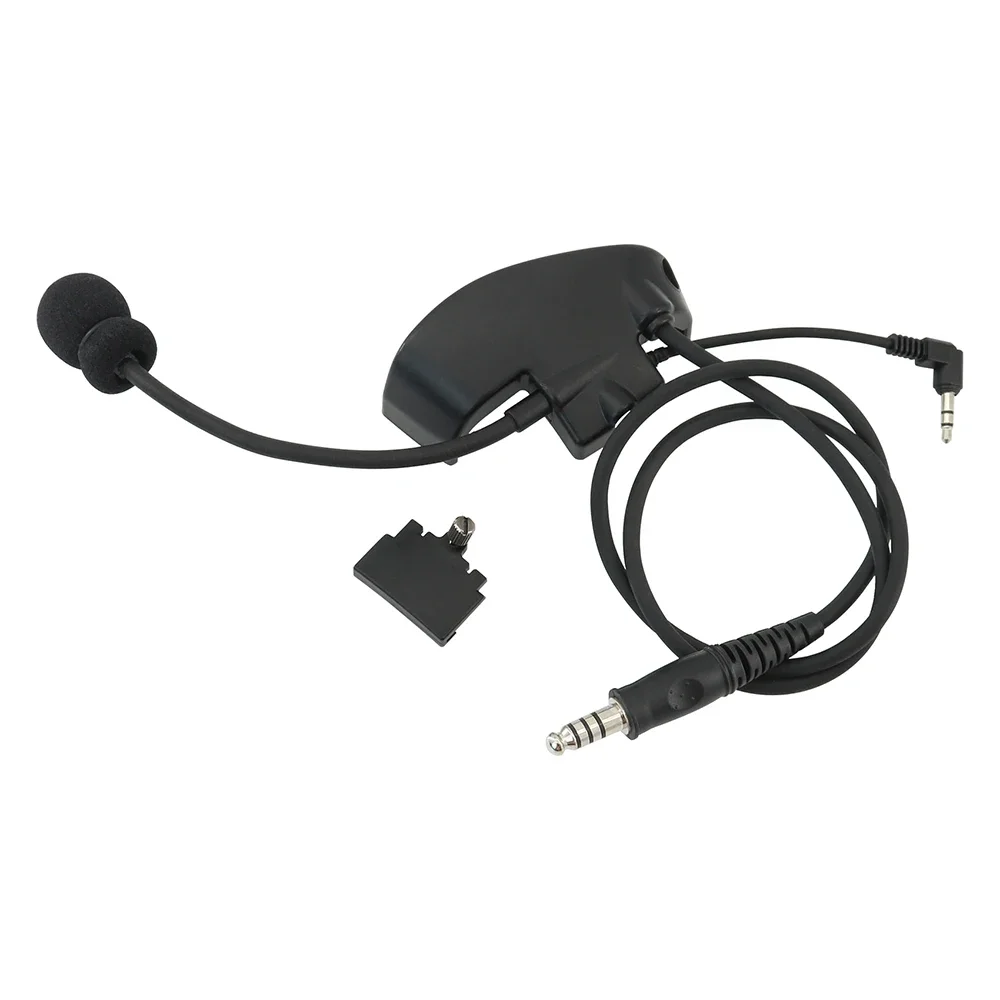 Walkie Talkie Headset HEARGEAR External Mic Kit Tactical U94 Ptt for Howard Leight Earmuffs